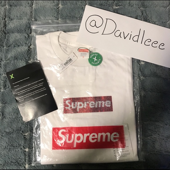 Supreme x Swarovski tee - Picture 1 of 5
